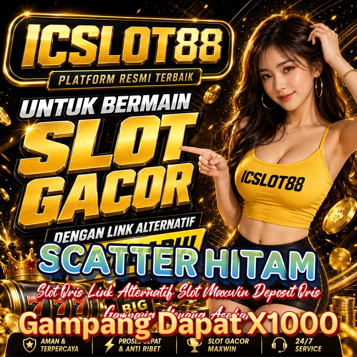 SCATTER HITAM